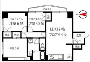 アソシエール護国寺の物件間取画像